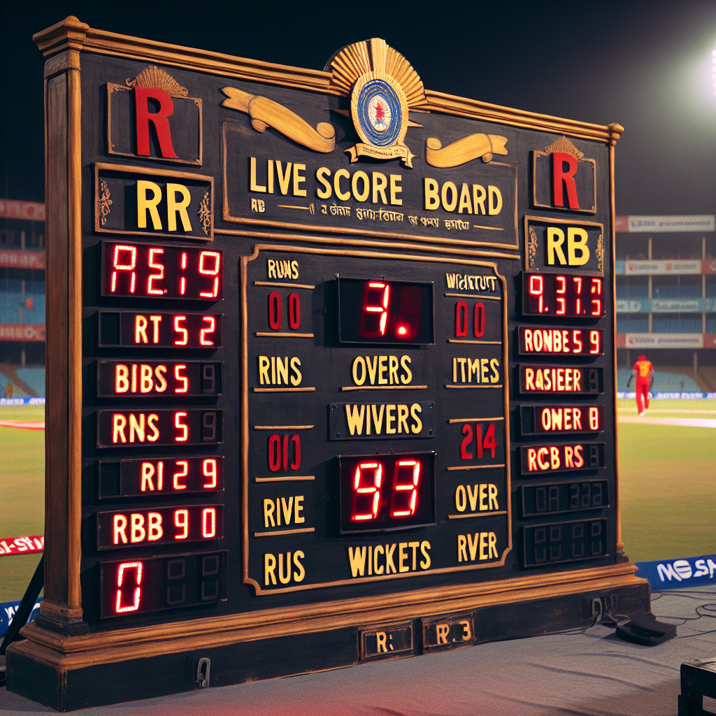 live score rr vs rcb