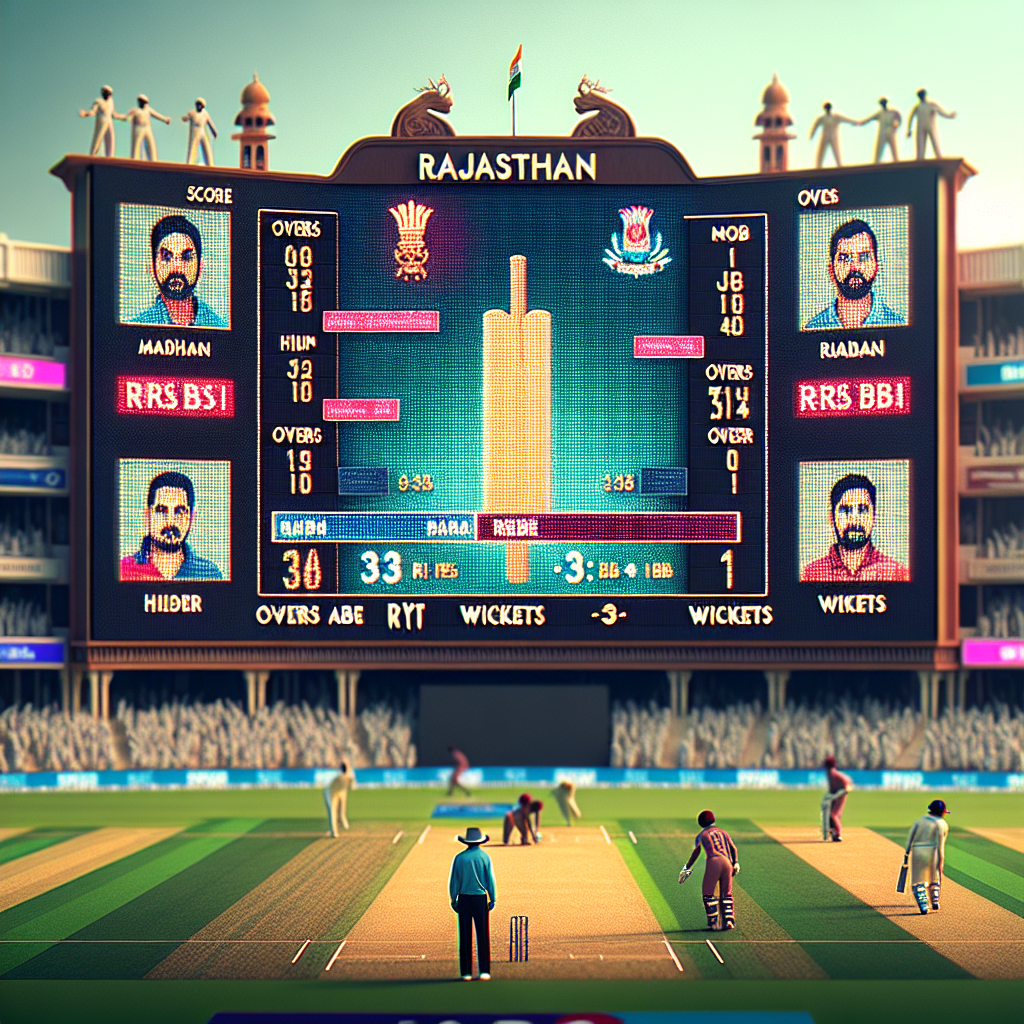 Rajasthan rcb score