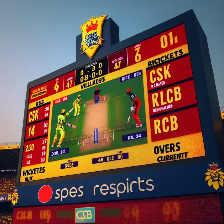 Csk vs rcb scoreboard